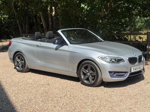 BMW 2 Series Convertible 1.5 218i Sport Euro 6 (s/s) 2dr