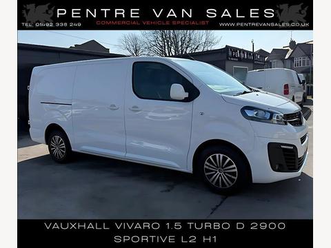 Vauxhall Vivaro Panel Van 1.5 Turbo D 2900 Sportive L2 H1 Euro 6 (s/s) 5dr