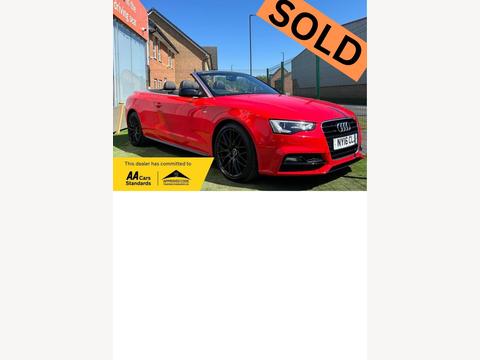 Audi A5 Cabriolet Convertible 2.0 TDI S line Special Edition Plus Euro 6 (s/s) 2dr
