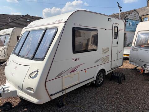 Elddis Avante 362 Tourer Lightweight awning mover starter pack service vgc