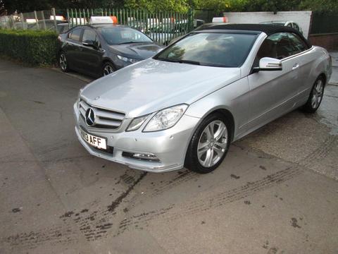 Mercedes-Benz E Class Convertible 2.1 E220 CDI BlueEfficiency SE Cabriolet G-Tronic+ Euro 5 (s/s) 2dr