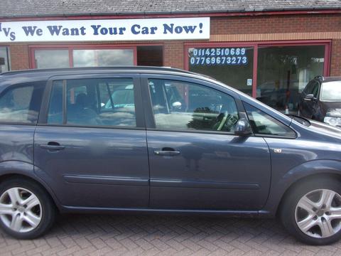Vauxhall Zafira MPV 1.6 Exclusiv Euro 4 5dr