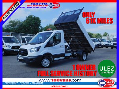Ford Transit Tipper 2.0 350 EcoBlue 1-Way Tipper RWD L2 Euro 6 2dr (Aluminium, 1-Stop, DRW)