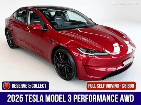 Tesla Model 3 Saloon (Dual Motor) Performance Auto 4WDE 4dr