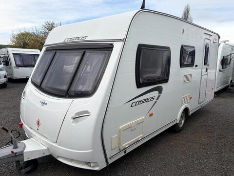 Lunar Cosmos Tourer 464 lightweight double dinette just serviced caravan starter pack