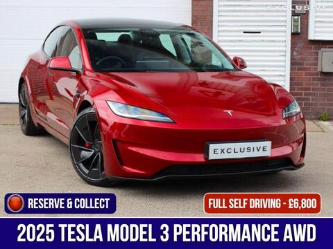 Tesla Model 3 Saloon (Dual Motor) Performance Auto 4WDE 4dr