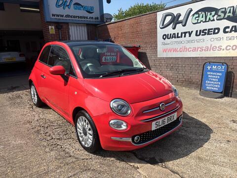 Fiat 500 Hatchback 1.2 Lounge Euro 6 (s/s) 3dr