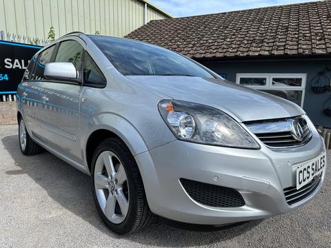Vauxhall Zafira MPV 1.8 16V Exclusiv Euro 5 5dr