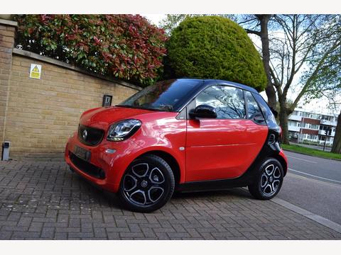 Smart fortwo Convertible 1.0 Prime (Premium) Cabriolet Twinamic Euro 6 (s/s) 2dr