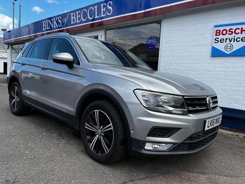 Volkswagen Tiguan SUV 2.0 TDI BlueMotion Tech SE Navigation DSG 4Motion Euro 6 (s/s) 5dr