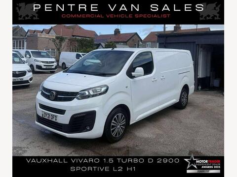 Vauxhall Vivaro Panel Van 1.5 Turbo D 2900 Sportive L2 H1 Euro 6 (s/s) 5dr