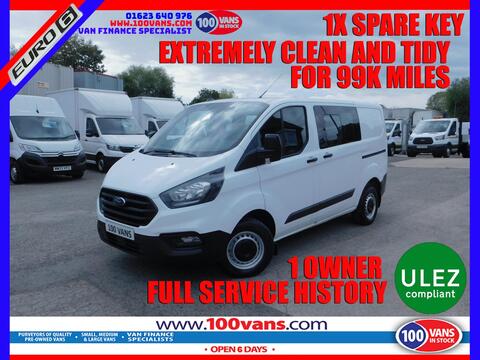 Ford Transit Custom Combi Van 2.0 300 EcoBlue Leader Crew Van L1 H1 Euro 6 (s/s) 5dr