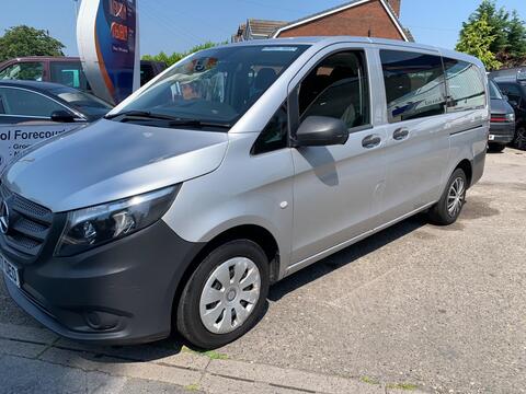 Mercedes-Benz Vito Minibus 2.1 114 CDI PRO Tourer G-Tronic RWD L2 Euro 6 (s/s) 5dr (LWB)