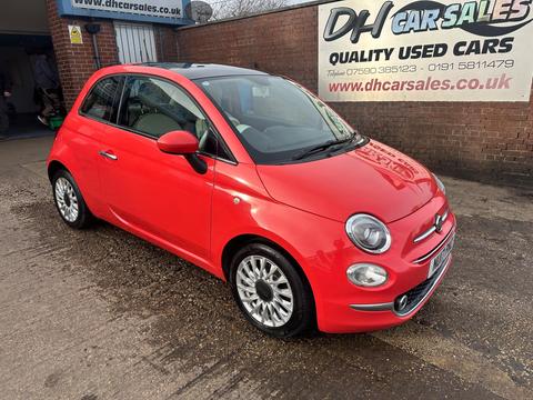 Fiat 500 Hatchback 1.2 ECO Lounge Euro 6 (s/s) 3dr