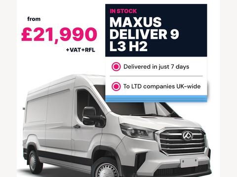 MAXUS Deliver 9 Panel Van 2.0 D20 FWD L3 H2 Euro 6 (s/s) 5dr