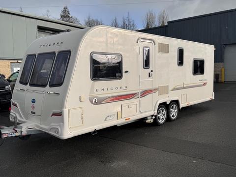 Bailey Unicorn Pamplona Tourer 4 Berth Touring Caravan with Fixed Bed