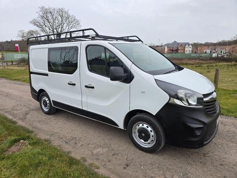 Vauxhall Vivaro Combi Van 1.6 CDTi 2900 BiTurbo ecoFLEX Sportive Crew Van L2 H1 Euro 6 (s/s) 5dr (6 Seat)