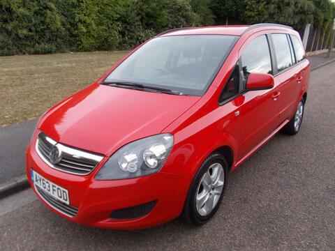 Vauxhall Zafira MPV 1.6 16V Exclusiv Euro 5 5dr