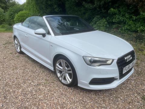 Audi A3 Cabriolet Convertible 2.0 TDI S line S Tronic Euro 6 (s/s) 2dr