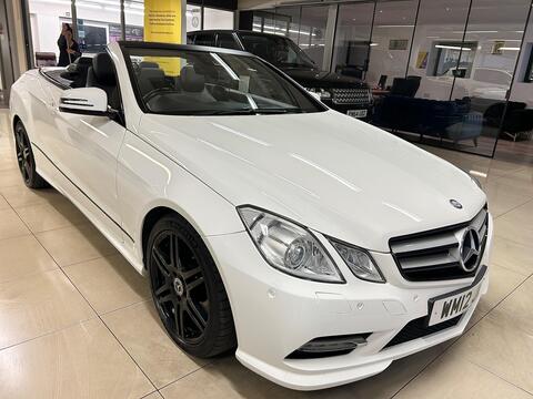 Mercedes-Benz E Class Convertible 1.8 E200 BlueEfficiency Sport Cabriolet G-Tronic+ Euro 5 (s/s) 2dr