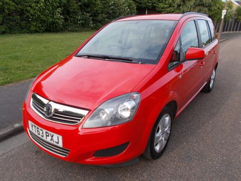 Vauxhall Zafira MPV 1.6 16V Exclusiv Euro 5 5dr