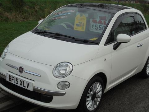 Fiat 500 Hatchback 1.2 Lounge Euro 6 (s/s) 3dr
