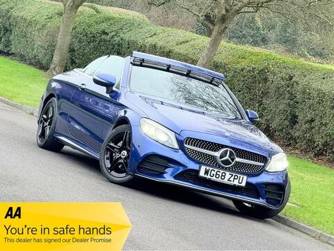 Mercedes-Benz C Class Convertible 1.5 C200 MHEV AMG Line (Premium Plus) Cabriolet G-Tronic+ Euro 6 (s/s) 2dr
