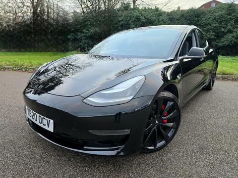Tesla Model 3 Saloon (Dual Motor) Performance Auto 4WDE 4dr (Performance Upgrade)
