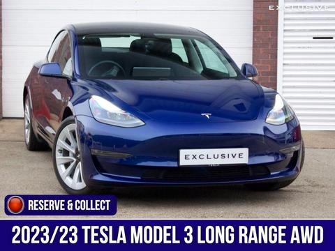 Tesla Model 3 Saloon (Dual Motor) Long Range Auto 4WDE 4dr