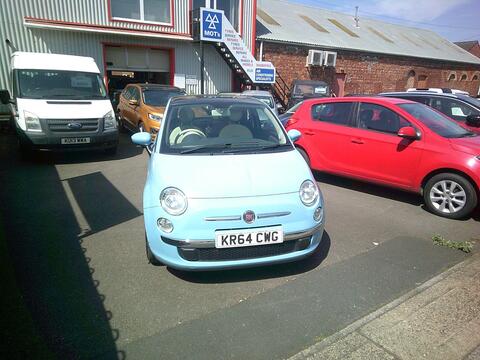 Fiat 500 Hatchback 1.2 Lounge Euro 6 (s/s) 3dr