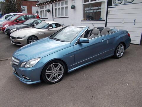 Mercedes-Benz E Class Convertible 3.0 E350 CDI V6 BlueEfficiency Sport Cabriolet G-Tronic Euro 5 2dr
