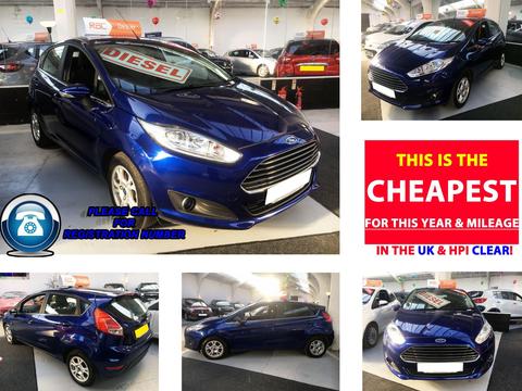Ford Fiesta Hatchback 1.5 TDCi ECOnetic Zetec Euro 6 (s/s) 5dr