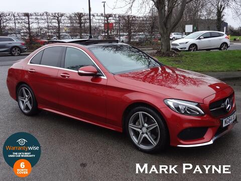 Mercedes-Benz C Class Saloon 2.0 C200 AMG Line (Premium) 7G-Tronic+ Euro 6 (s/s) 4dr