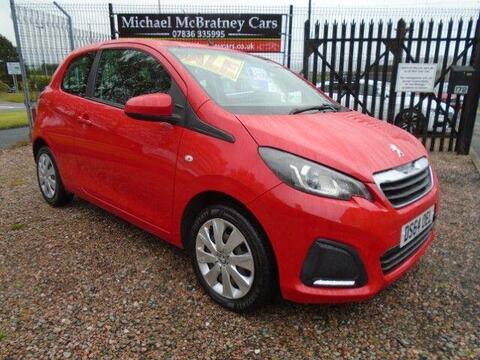 Peugeot 108 Hatchback 1.0 VTi Active Euro 5 3dr Euro 5