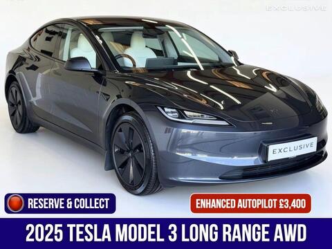 Tesla Model 3 Saloon (Dual Motor) Long Range Auto 4WDE 4dr