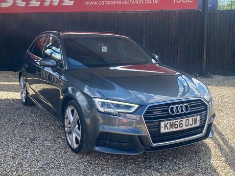 Audi A3 Hatchback 2.0 TDI S line Sportback quattro Euro 6 (s/s) 5dr