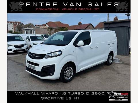 Vauxhall Vivaro Panel Van 1.5 Turbo D 2900 Sportive L2 H1 Euro 6 (s/s) 5dr