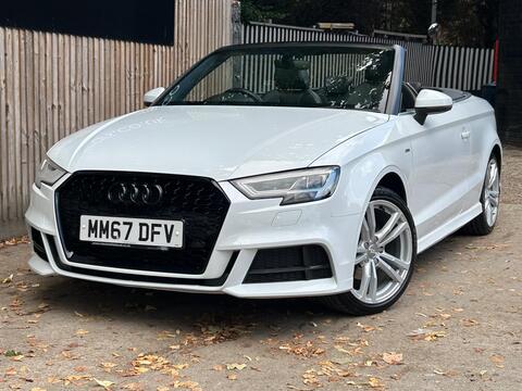 Audi A3 Cabriolet Convertible 1.5 TFSI CoD S line S Tronic Euro 6 (s/s) 2dr