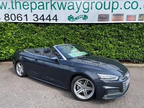 Audi A5 Cabriolet Convertible 2.0 TDI S line S Tronic Euro 6 (s/s) 2dr