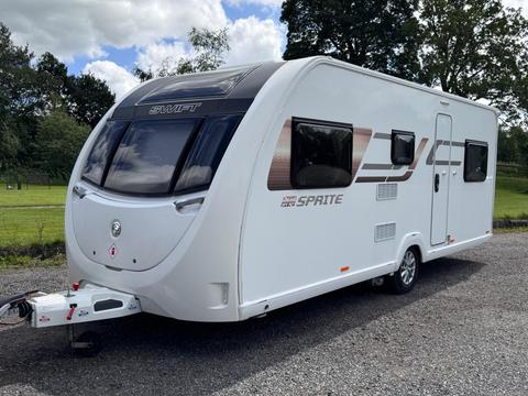 Sprite Major 6 Tourer 6 Berth Touring Caravan With Fixed Bunks