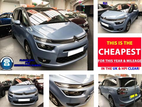 Citroen Grand C4 Picasso MPV 1.6 e-HDi Airdream Exclusive+ ETG6 Euro 5 (s/s) 5dr