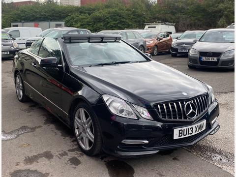 Mercedes-Benz E Class Convertible 2.1 E220 CDI BlueEfficiency Sport Cabriolet G-Tronic+ Euro 5 (s/s) 2dr