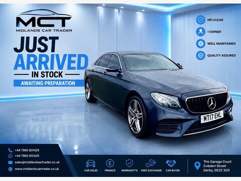 Mercedes-Benz E Class Saloon 2.0 E220d AMG Line G-Tronic+ Euro 6 (s/s) 4dr