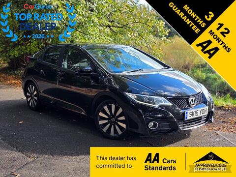 Honda Civic Hatchback 1.8 i-VTEC SE Plus Euro 6 (s/s) 5dr