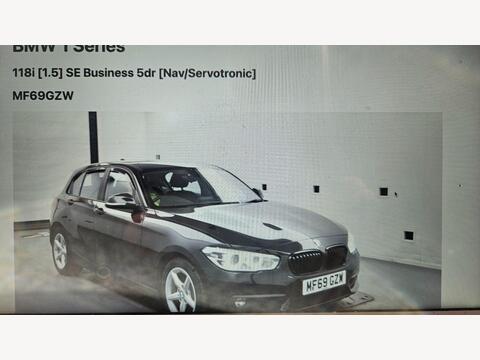 BMW 1 Series Hatchback 1.5 118i SE Business Euro 6 (s/s) 5dr