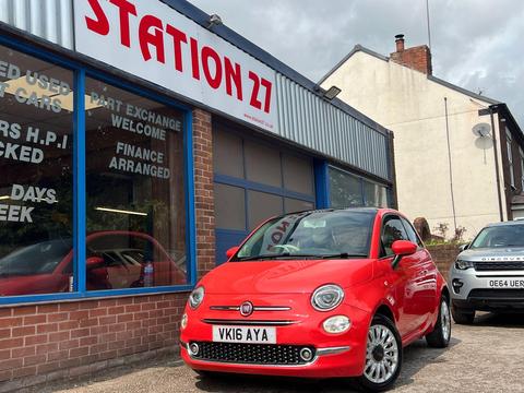 Fiat 500 Hatchback 1.2 Lounge Euro 6 (s/s) 3dr