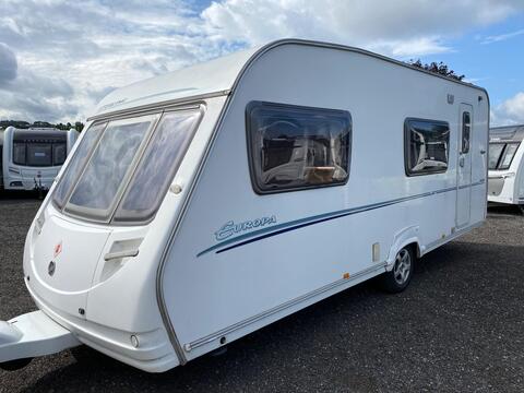 Sterling Europa Tourer 540 fixed bunks awning service starter pack vgc