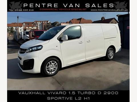 Vauxhall Vivaro Panel Van 1.5 Turbo D 2900 Sportive L2 H1 Euro 6 (s/s) 5dr