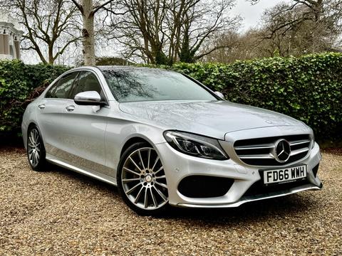 Mercedes-Benz C Class Saloon 2.1 C220d AMG Line (Premium Plus) 7G-Tronic+ Euro 6 (s/s) 4dr