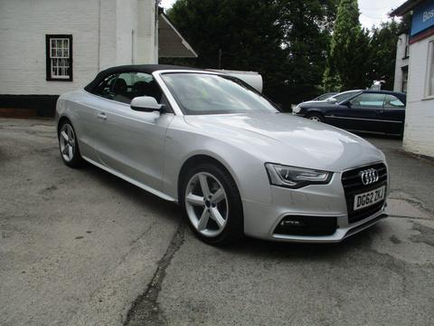 Audi A5 Cabriolet Convertible 1.8 TFSI S line Multitronic Euro 5 (s/s) 2dr